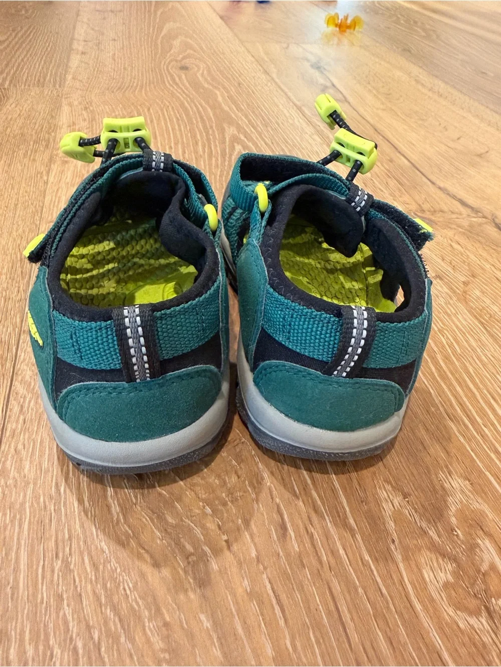 Keen Toddler Teal and Neon Outdoor Sandals